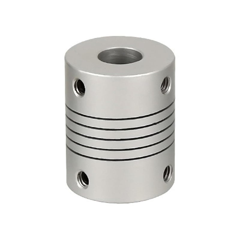 BORDSTRACT 3mm to 6.35mm Flexible Beam Coupling, D16 L23 Shaft Coupling Motor Coupler Aluminium Joint Connector for 3D Printer CNC Machine DIY Encoder - Image 1